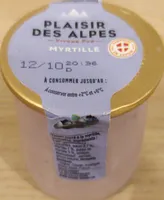 Yaourt a la myrtille