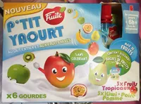 P'tit Yaourt au lait entier et aux fruits mixés