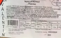 Coquilles st jacques façon royale