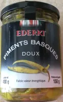 Ederki, Piments basques doux, le bocal de