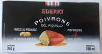 Poivrons del piquillo farcis au fromage de brebis basque