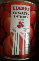 Tomate entière pelee