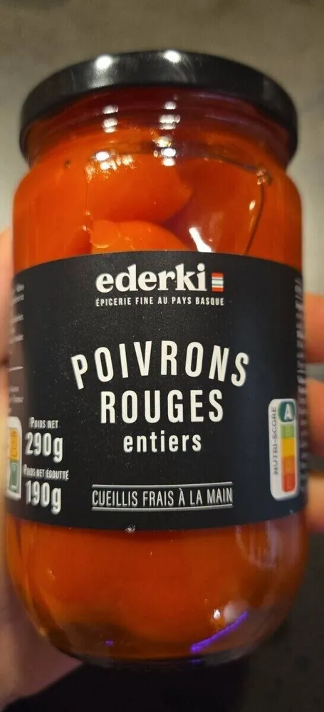 POIVRONS ROUGES entiers