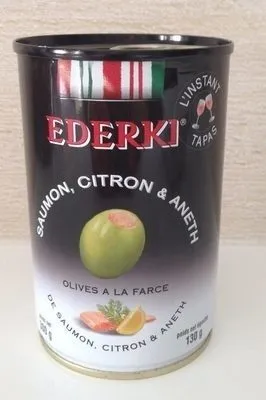 Olives saumon citron aneth