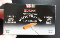 Petits filets de Maquereaux sauce Basquaise EDERKI