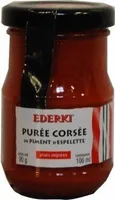 Purée corsée de piment d'Espelette