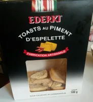 Toasts au piment d'Espelette