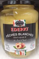 Pêches Blanches Entières du Sud-Ouest au Sirop