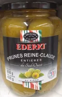 Prunes Reine-Claude Entières du Sud-Ouest au Sirop