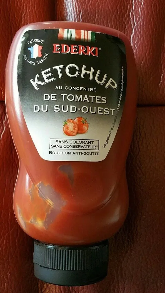 Ketchup au concentré de tomates du Sud-ouest