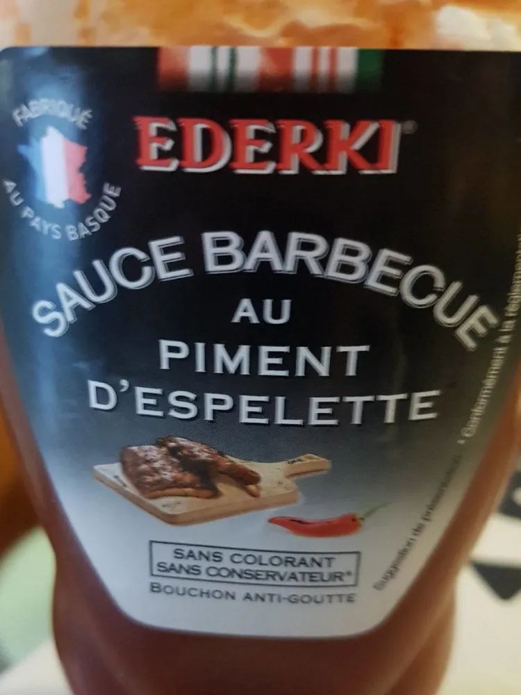 Sauce barbecue au piment d'espelette