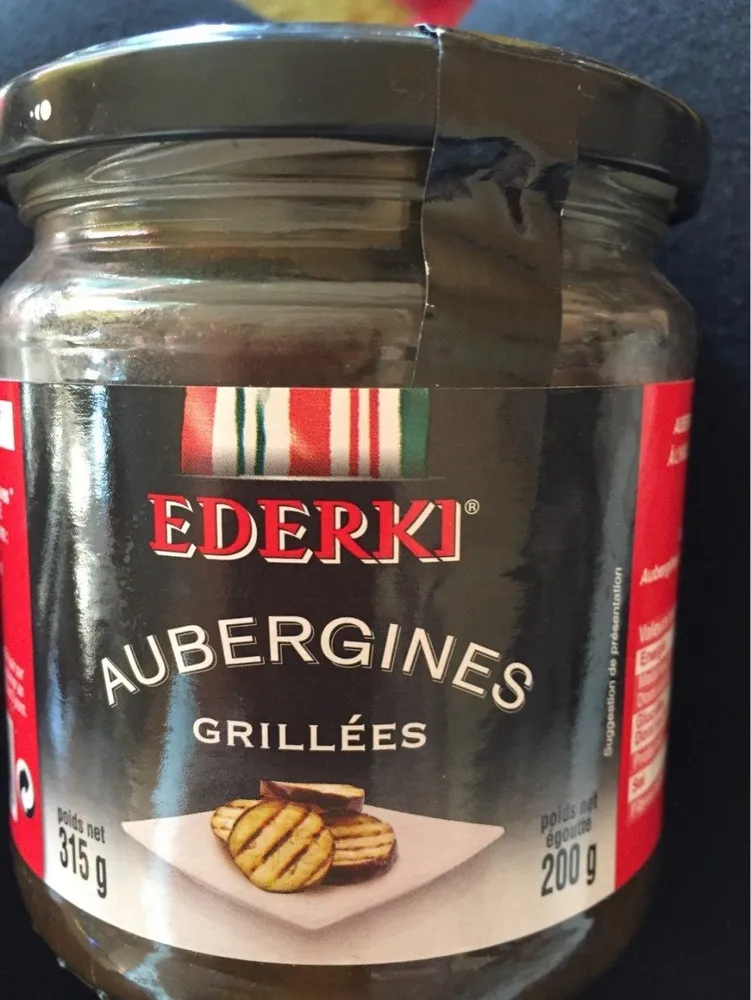 Aubergines grillees
