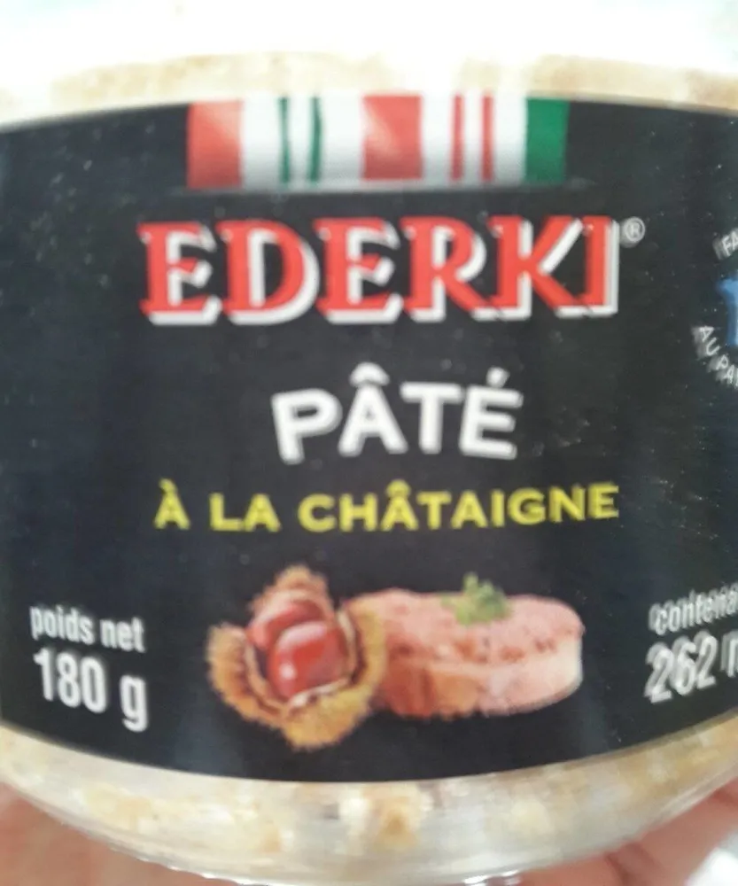 Pâté à la châtaigne