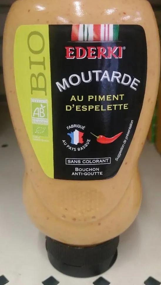 Moutarde au piment d'Espelette