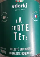 La forte tête (velouté bio courgette roquefort)
