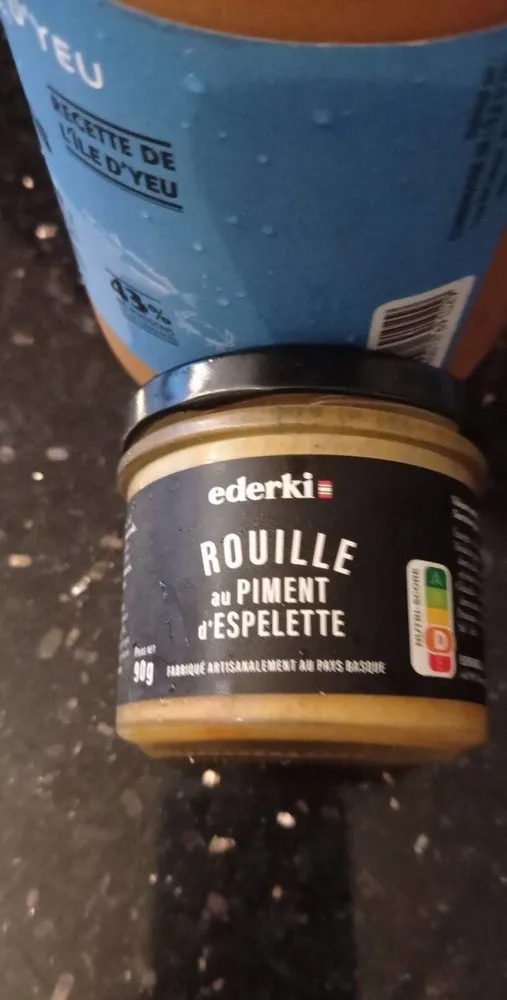Rouille au piment d'Espelette.