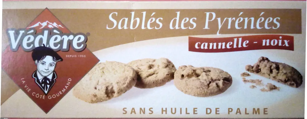 Sablés des Pyrénées cannelle-noix