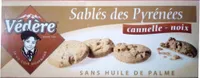 Sablés des Pyrénées cannelle-noix