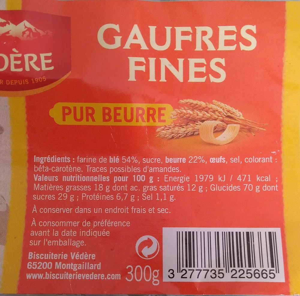 Gaufres fines