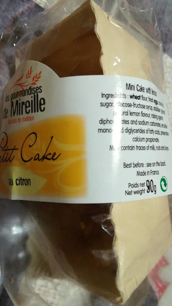 Petit cake au citron