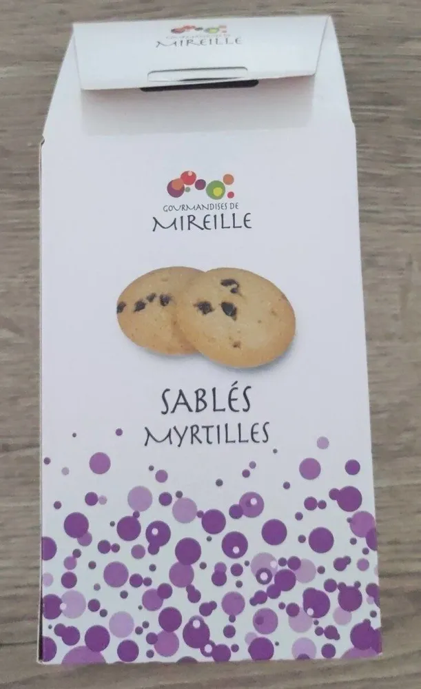 Sablés Myrtille