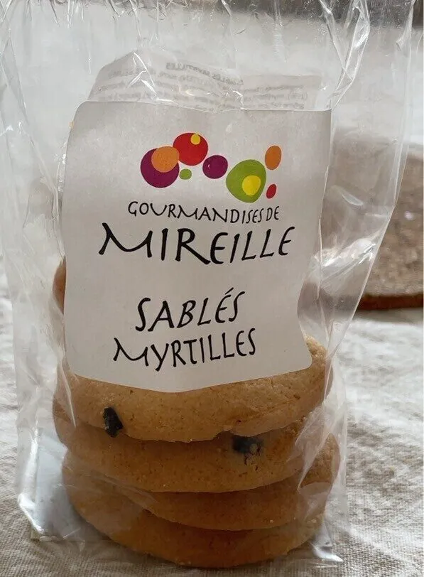 Sablés myrtilles