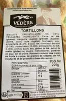 TORTILLONS BISCUITS CROUSTILLANTS EN PÂTE FEUILLETÉE