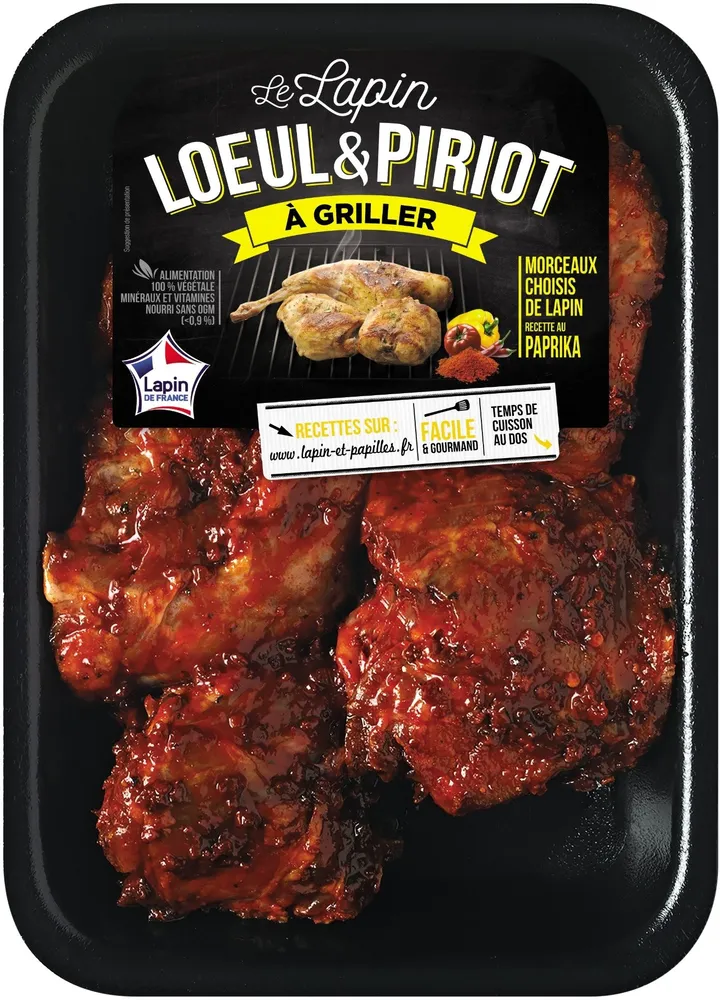 Lapin a griller au paprika