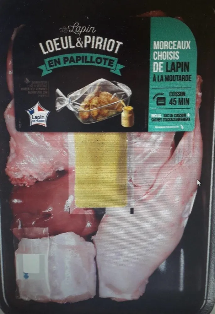 MORCEAUX CHOISIS DE LAPIN A LA MOUTARDE