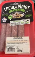 Saucisse de lapin aux herbes de provence