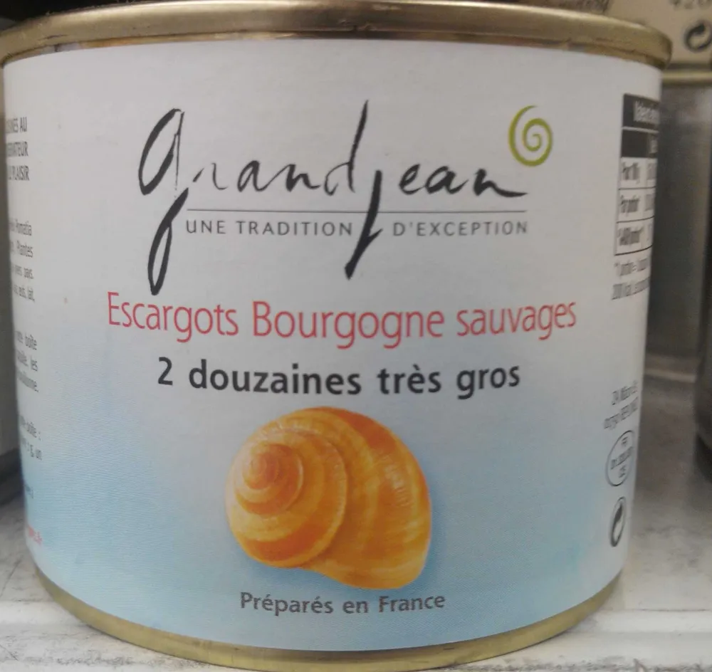 Escargots Bourgogne sauvages - 2 douzaines très gros