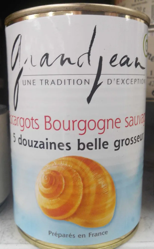 Escargots Bourgogne sauvages - 5 douzaines belle grosseur
