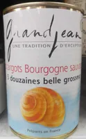 Escargots Bourgogne sauvages - 5 douzaines belle grosseur