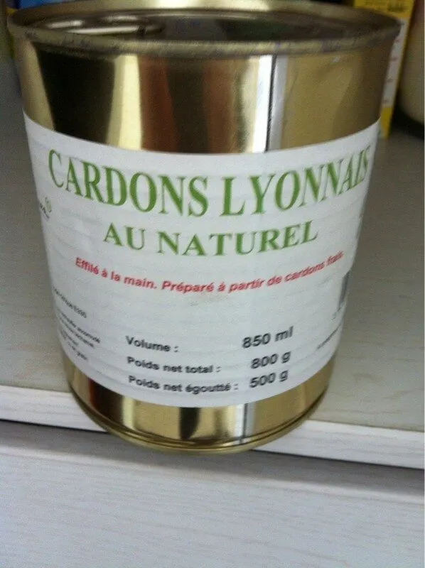 Grandjean Cardons lyonnais au naturel 500 g net égoutté