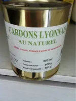Grandjean Cardons lyonnais au naturel 500 g net égoutté