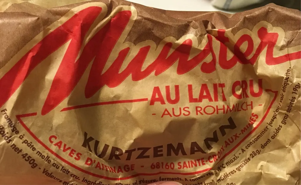 Munster au Lait cru
