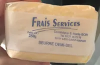 Beurre demi sel frais service