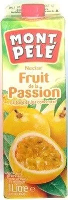 Nectar fruits de la passion à base de jus concentré