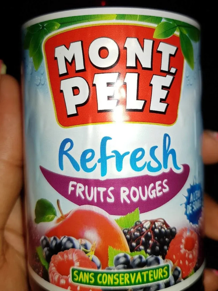 Mont pelé refresh fruit rouge