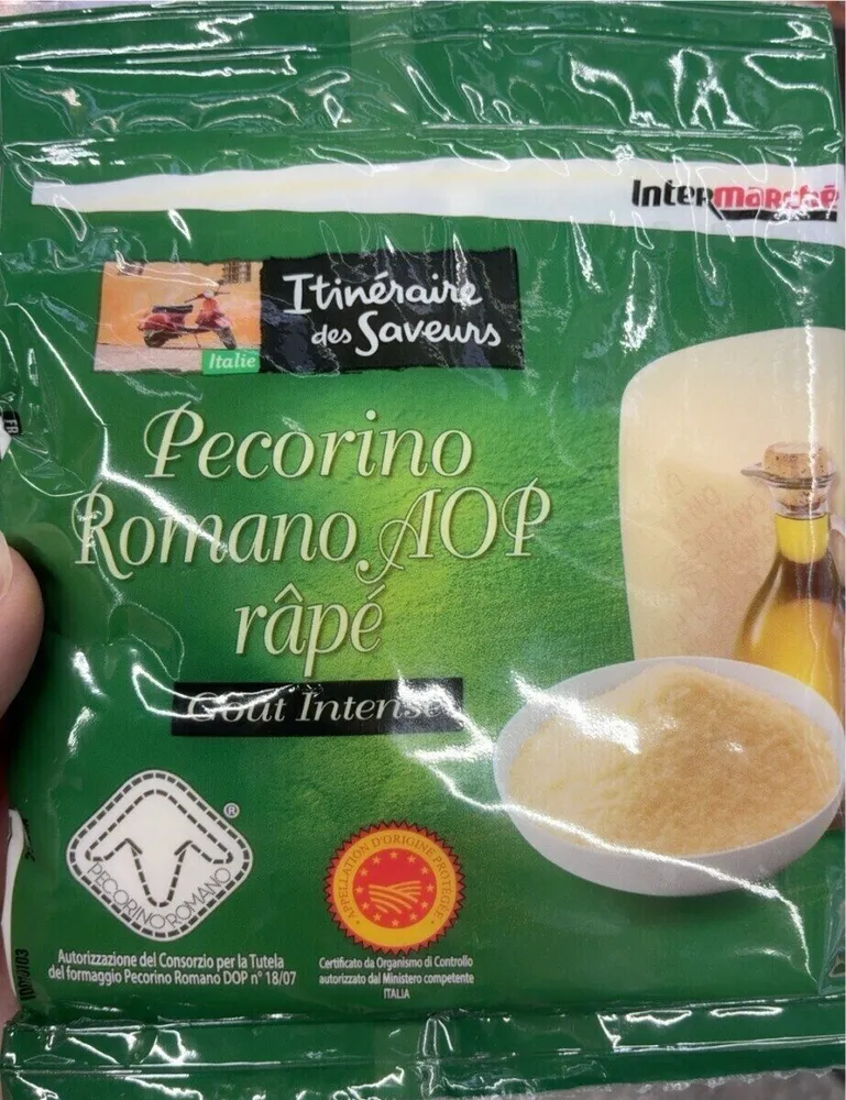 Pecorino romano râpé AOP