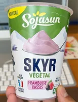 Skyr vegetal framboise cassis
