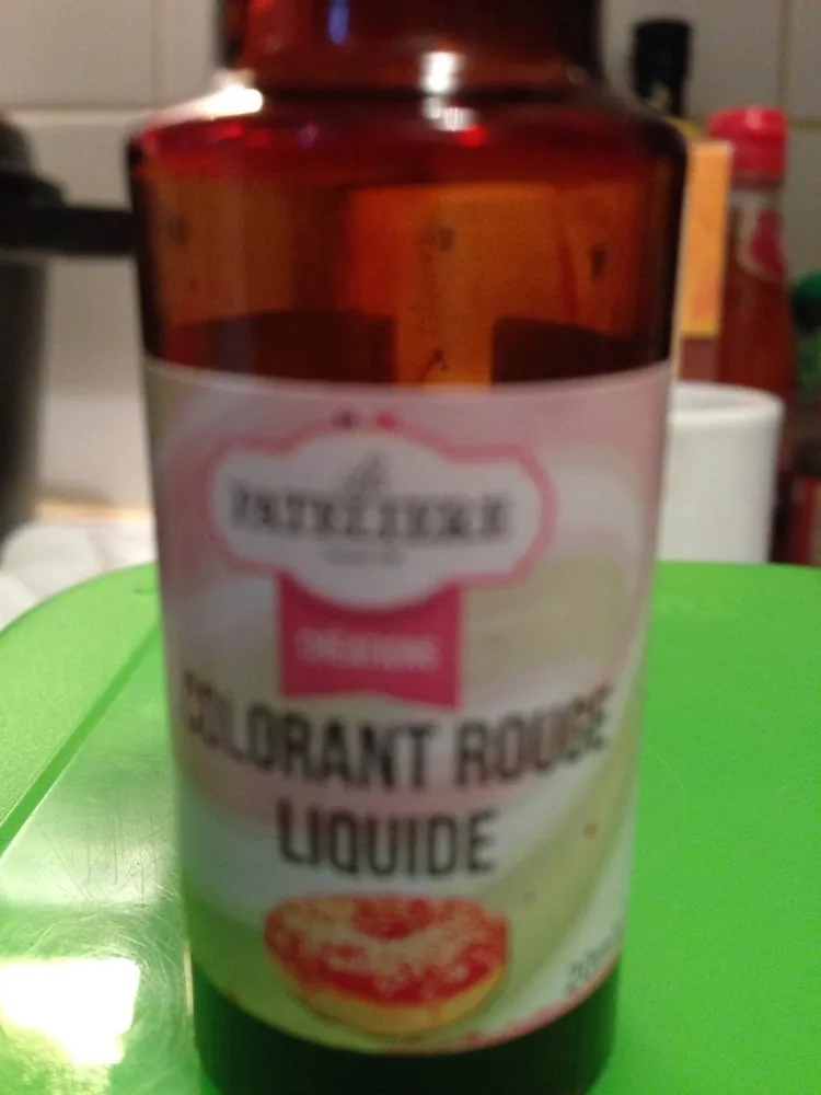 Colorant liquide rouge