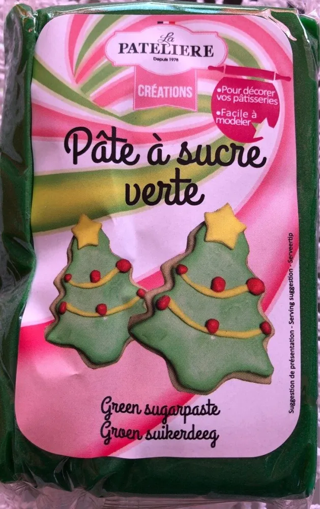 Pate à sucre verte