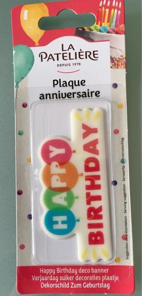 Plaque anniversaire