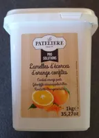 Lamelles d'écorces d'orange confites