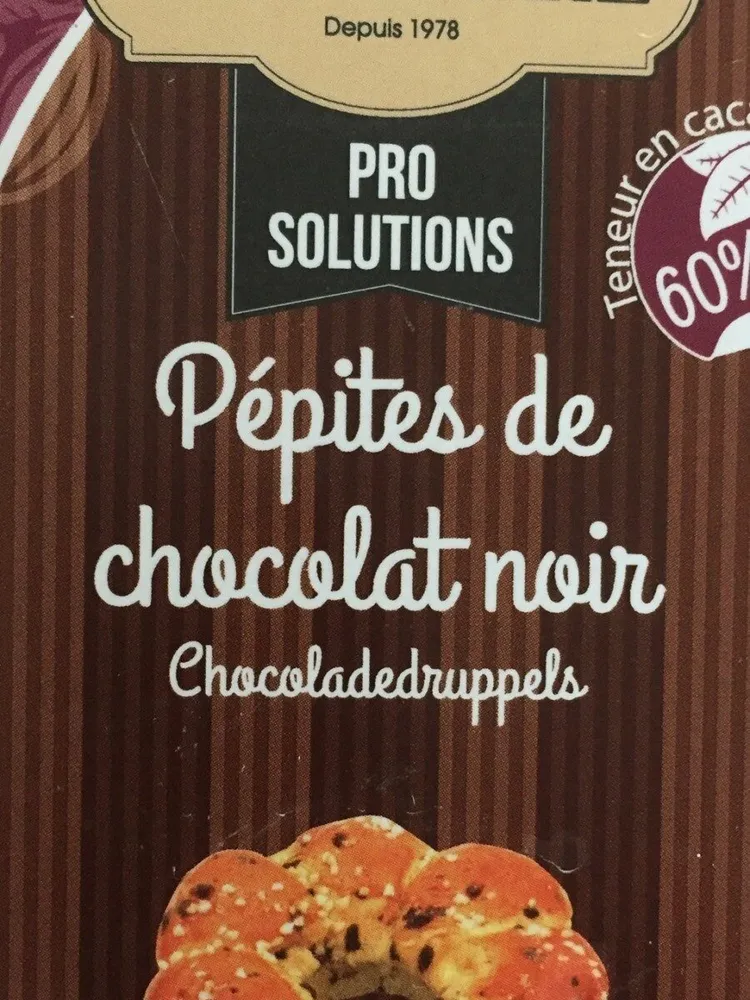 Pepites de chocolat noir