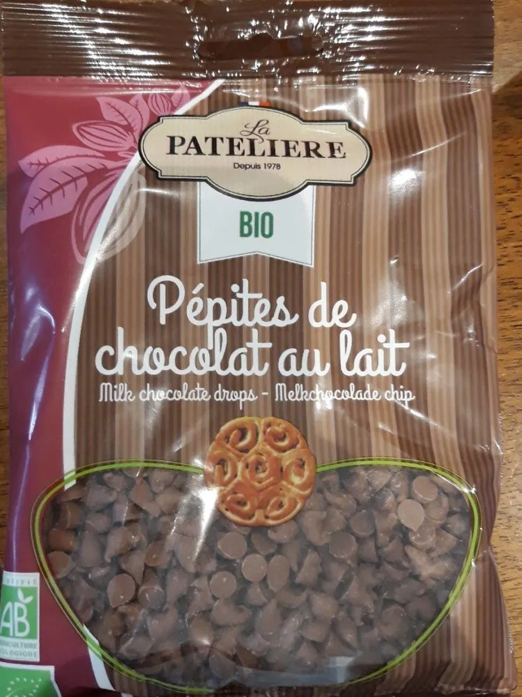 Pepites De Chocolat Au Lait 100 G Bio
