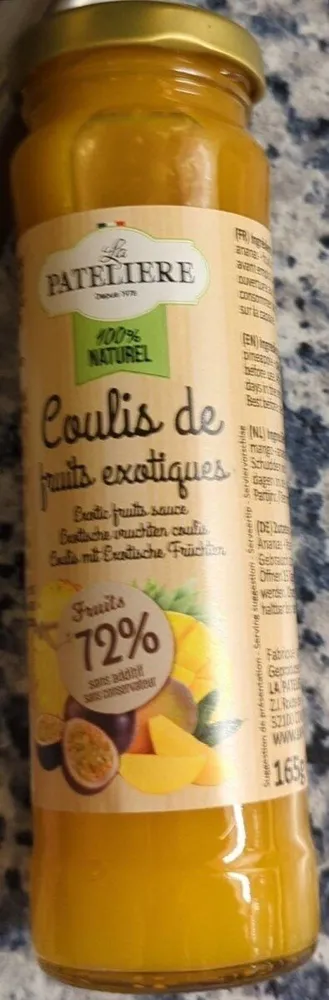 Coulis fruits exotiques