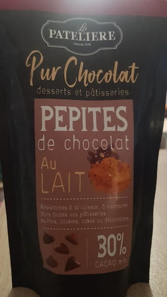 Pépites de chocolat au lait