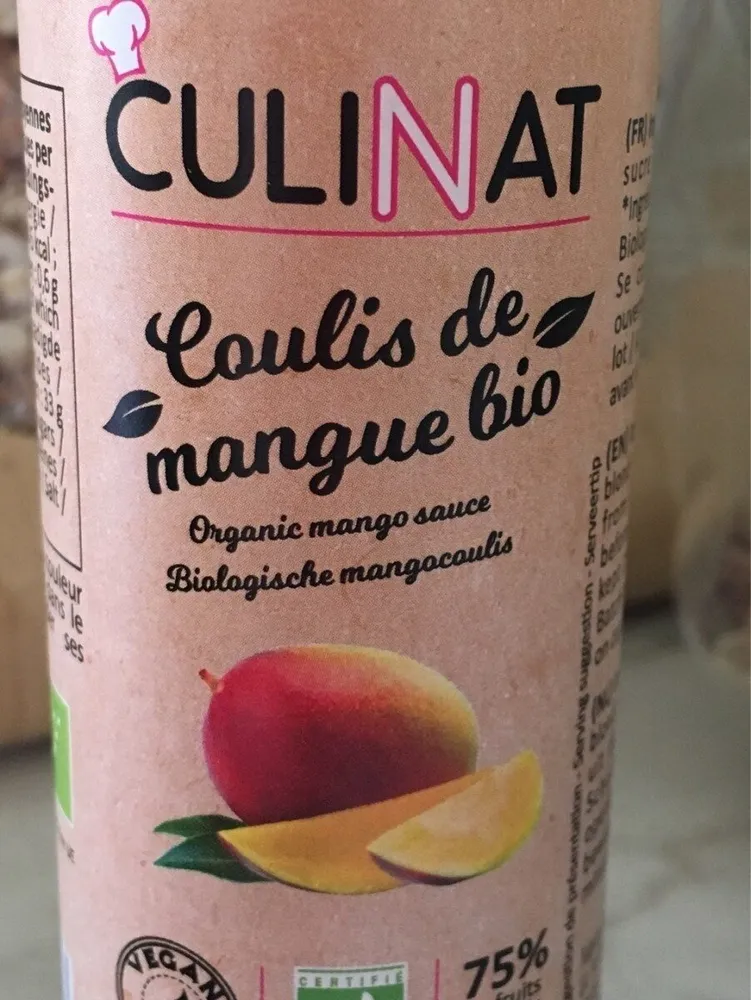 Coulis de mangue bio